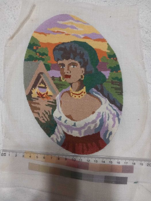 Goblen lucrat manual – Portret