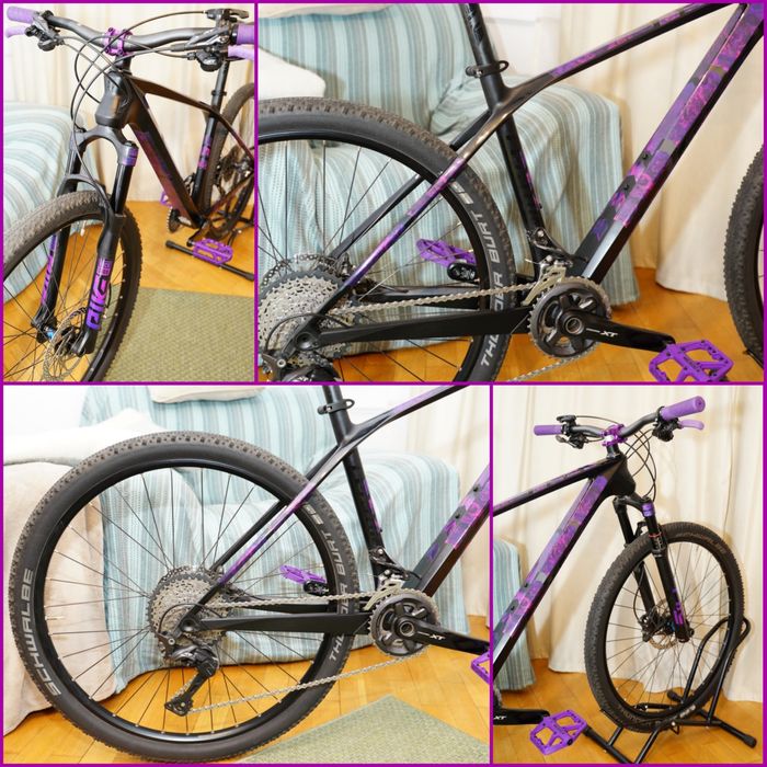 Bicicleta mtb xc Ghost Lector ca noua plus upgradeuri si custom