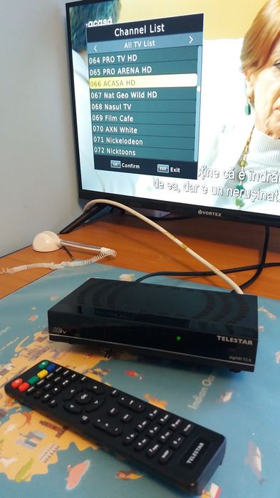Receptor digital TV cablu