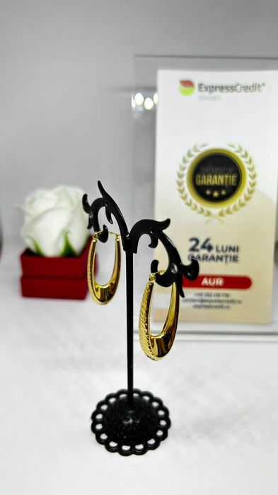 Cercei Aur 14K 3.39g (AG1 Alexandru B53870) - Garantie 2 ani!