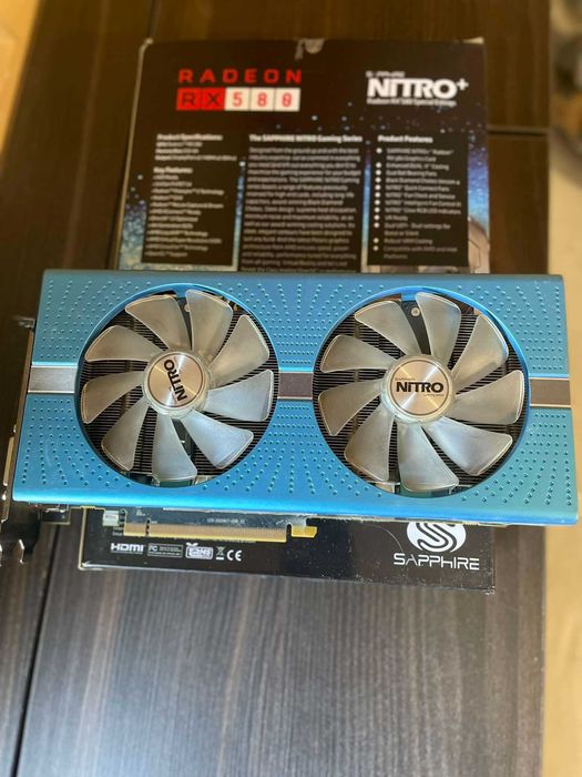 Видеокарта Amd Radeon RX Sapphire 580 8gb