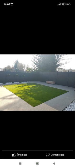 Covor de piatra natural cu rasina