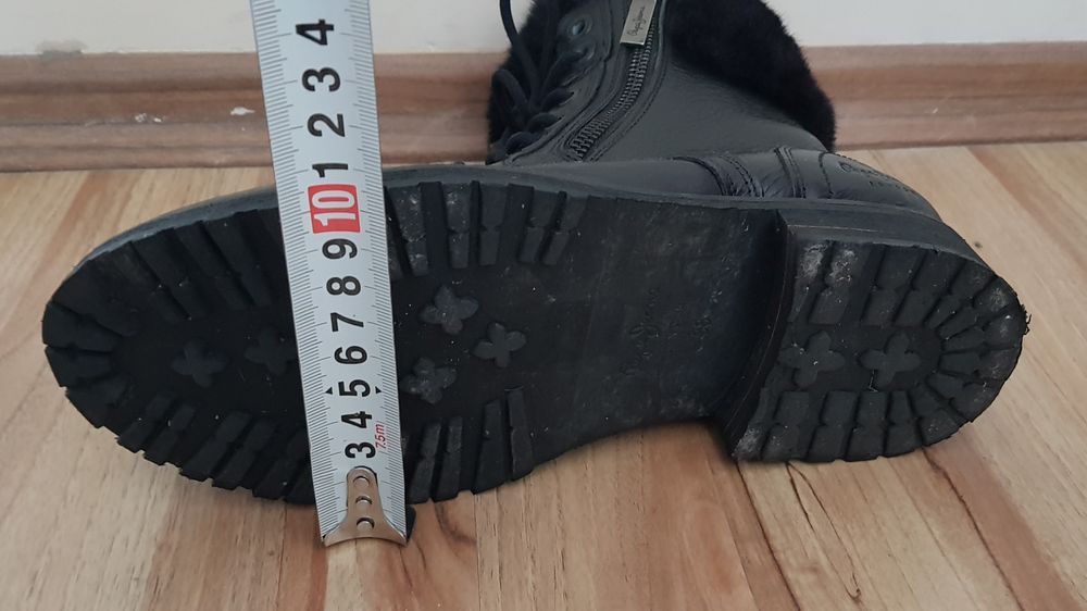 Дамски боти от естествена кожа Pape Jeans рядмер 38