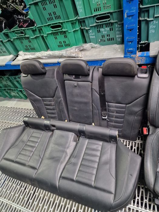 Scaune interior piele neagra recaro sport cu incalzire  bmw g26