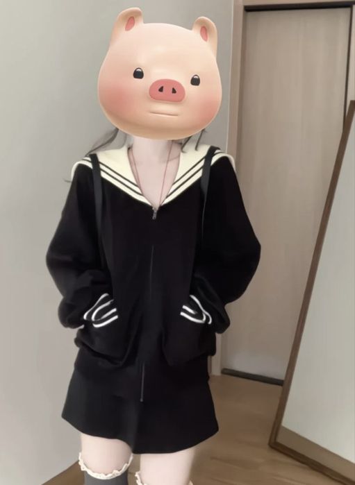 кофта на молнии матроска