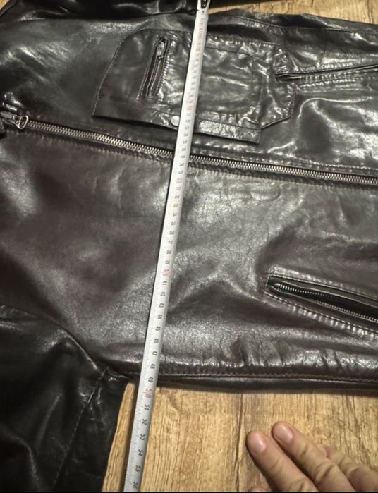 Geaca  CP Company piele/Stone Island ,in stare  foarte buna