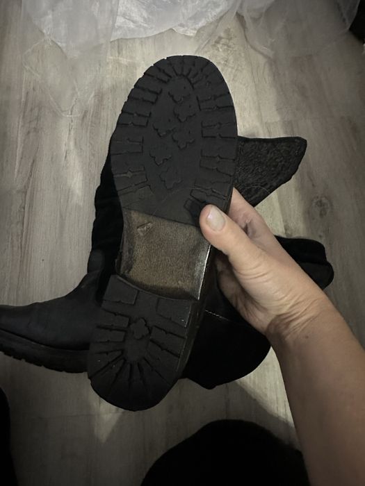 Cizme piele naturala imblanite