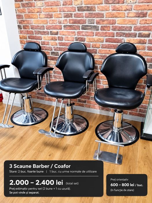 Scaune Vintage de Frizerie – Stil Retro