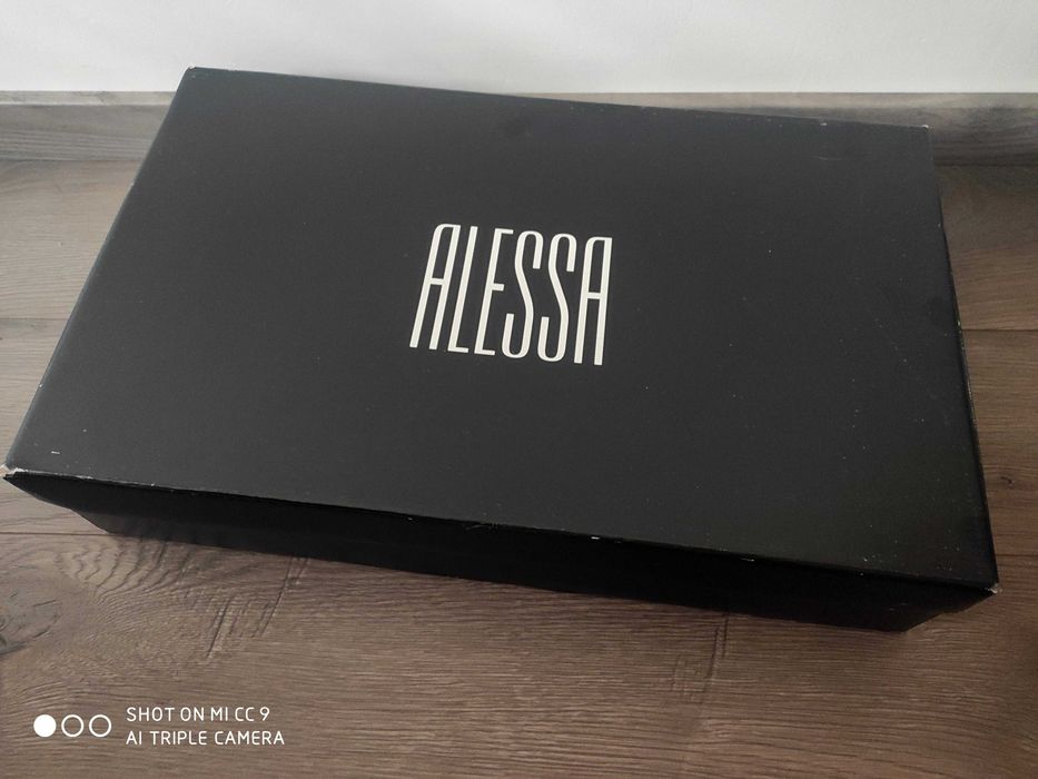 Alessa нови с етикет ботуши естествена кожа напа 37 размер