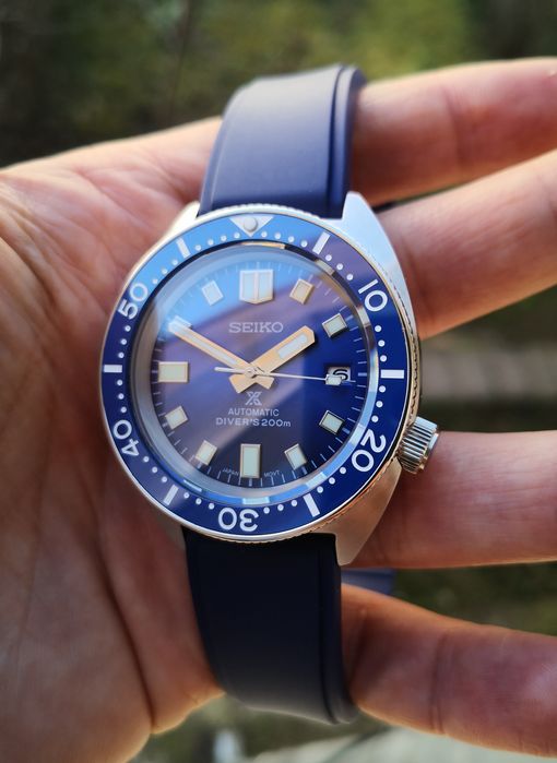 Ceas automatic Seiko Mod Slim Turtle Prospex curea cauciuc FKM