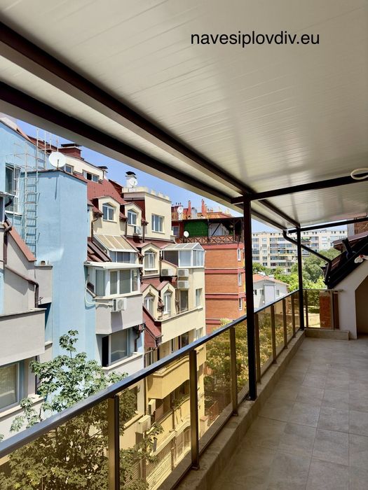 Навеси от термопанел. Изработка и монтаж. С възможност за остъкление