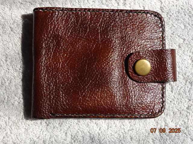 мъжки портфейл от естествена кожа ръчна изработка