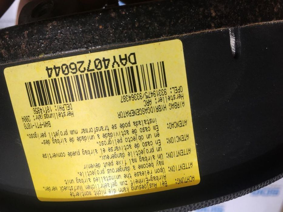 Airbag Volan Opel Meriva A 2003 - 2010 COD : 93319475