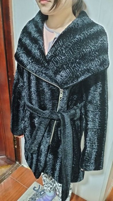 Искусственная дублёнка для девушки