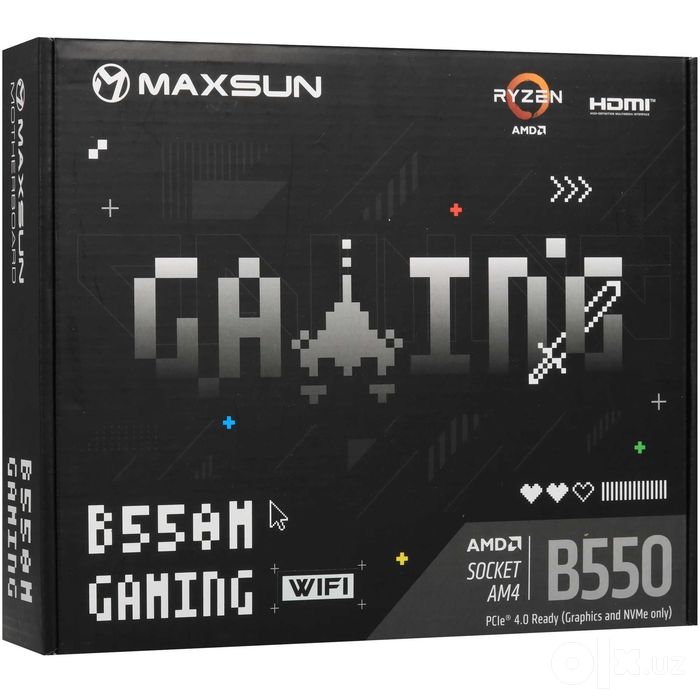 - Материнская плата Maxsun MS-B550M GAMING WiFi AM4