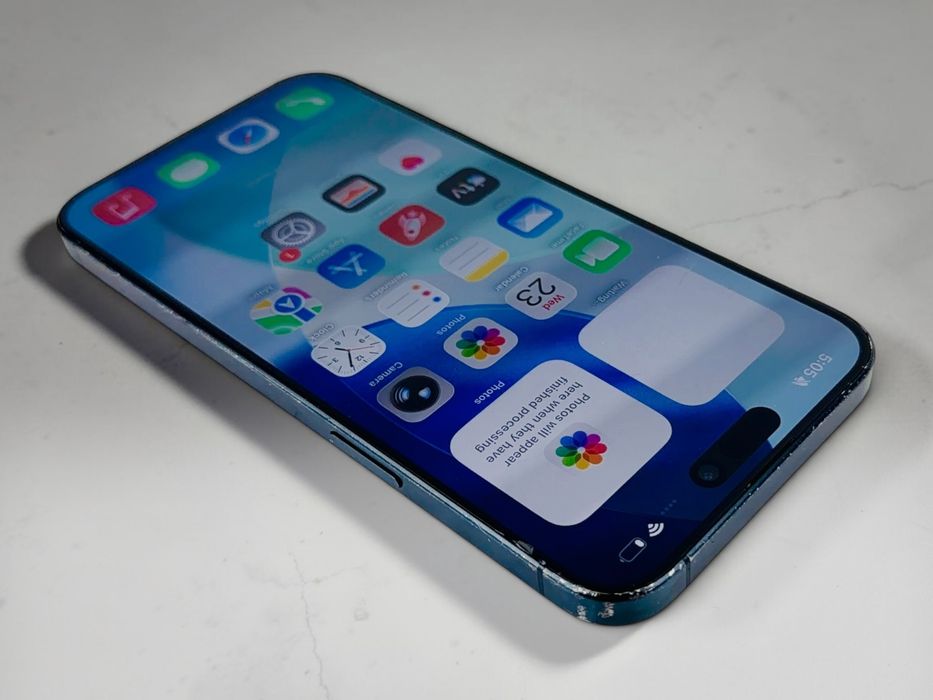 Apple iPhone 15 Pro Max 256GB Titanium Blue 100% Батерия! Отличен