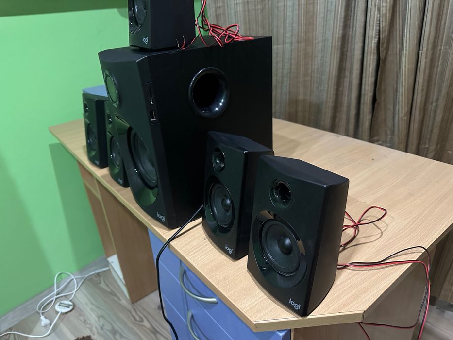 Аудио Уредба Logitech Z607 5.1 , Черни