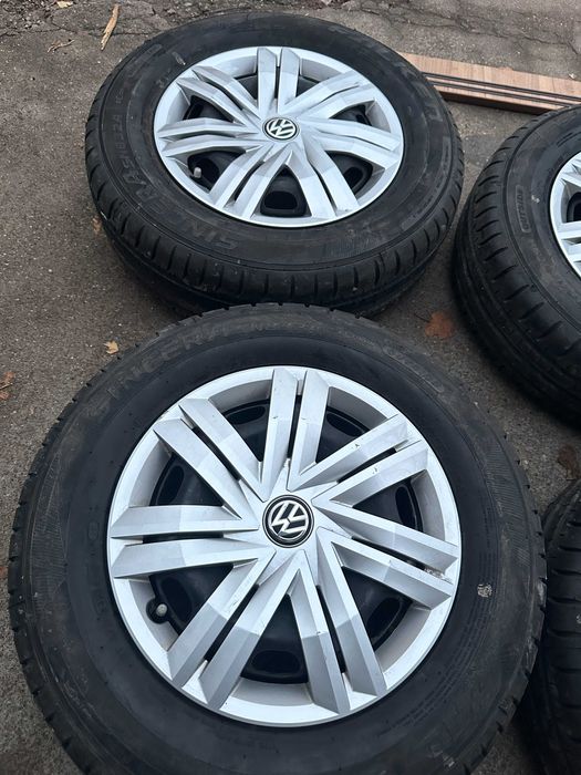 OEM железни джанти 14" 5х100 - VW, Skoda, Seat с тасове