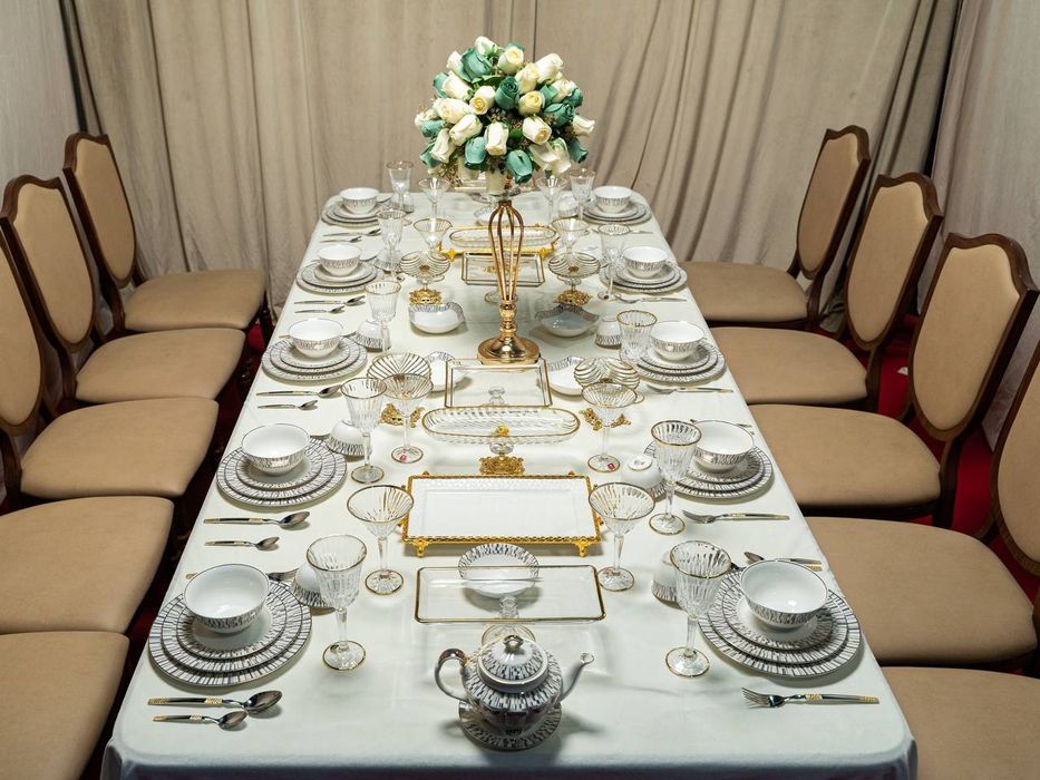 Аренда стола и посуды Скидка-33%