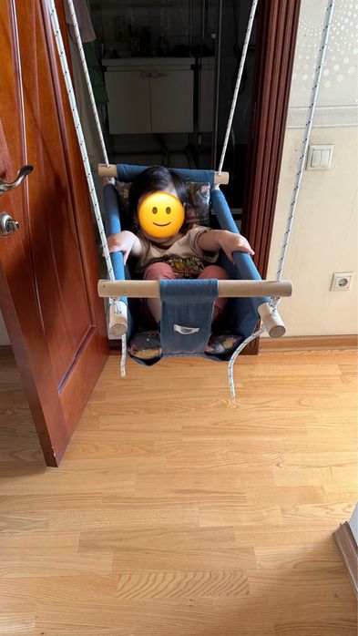 Детская качеля навесная