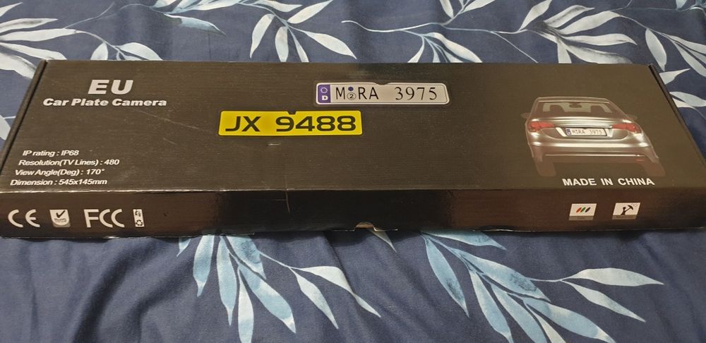 Suport numar auto cu camera