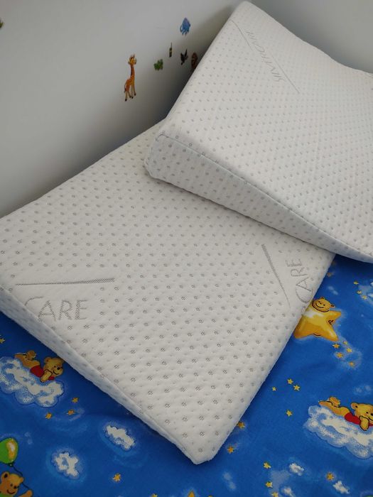 Възглавница рефлукс за бебе за детско легло, клин