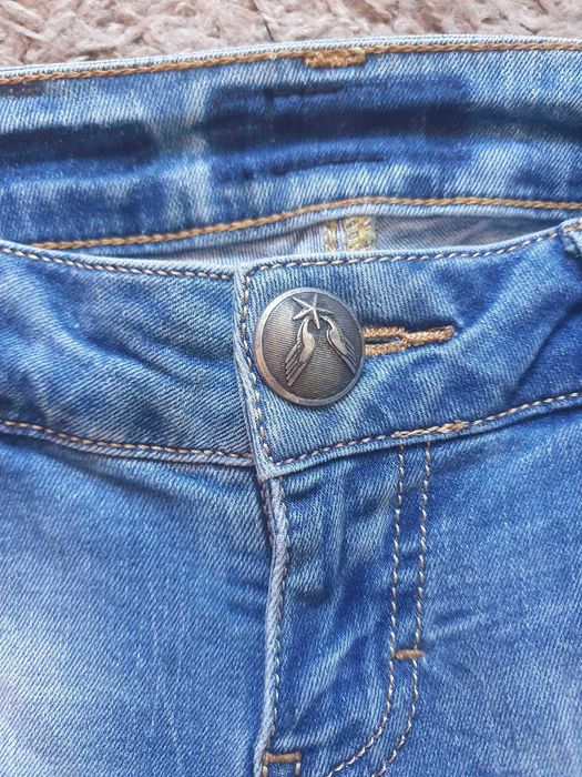 Оригинални дънки с ниска талия philipp plein xs-s