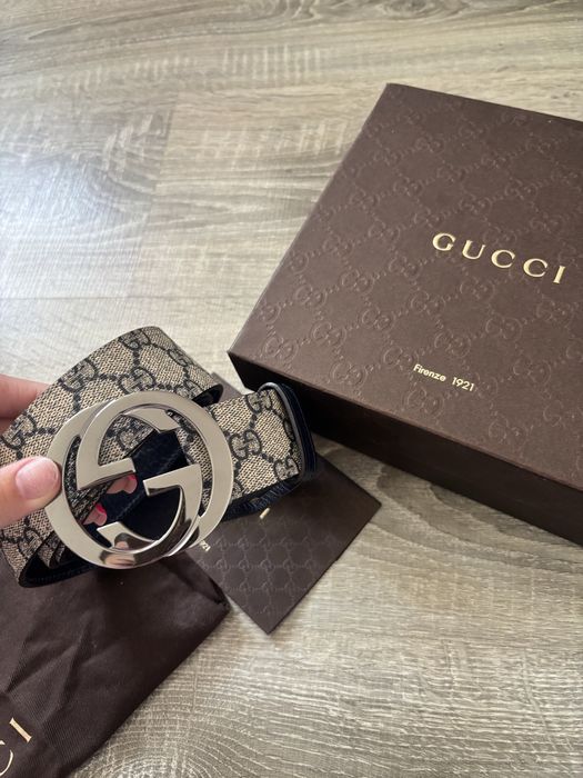 curea gucci originala cu bon