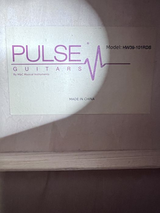 Chitara Acustica Pulse HW39-101RDS 4/4