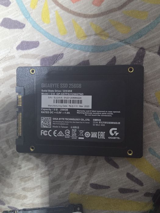 SSD Intern Gigabyte 256GB
