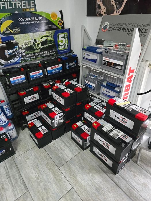 Baterii auto  doar noi cu garantie