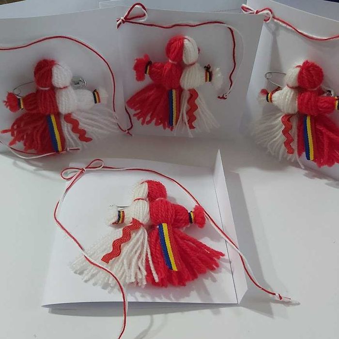 Mărțișor perechi fire mohair