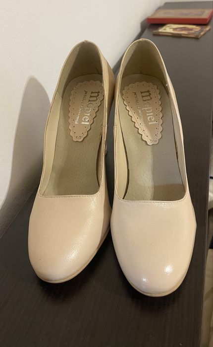 Pantofi Mopiel, noi in ambalajul original, eleganți, din piele, mărimea 39