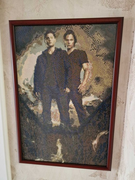 Свръхестествено / Supernatural диамантени гоблени, завършени