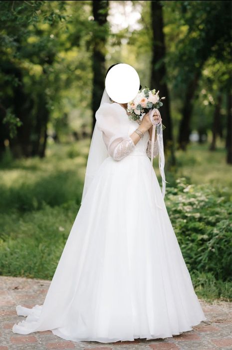 Свадебное платье, одевали раз