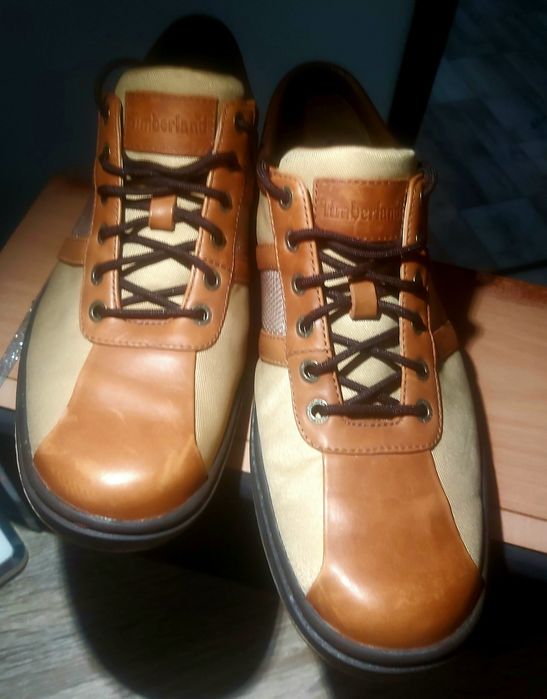 Pantofi Timberland Originali - Piele Naturală & Canvas - Noi/Impecabil