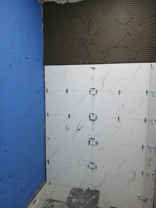 Укладка  кафеля.