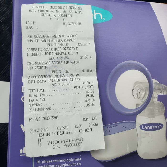 Pompa  muls de sănătate electrică