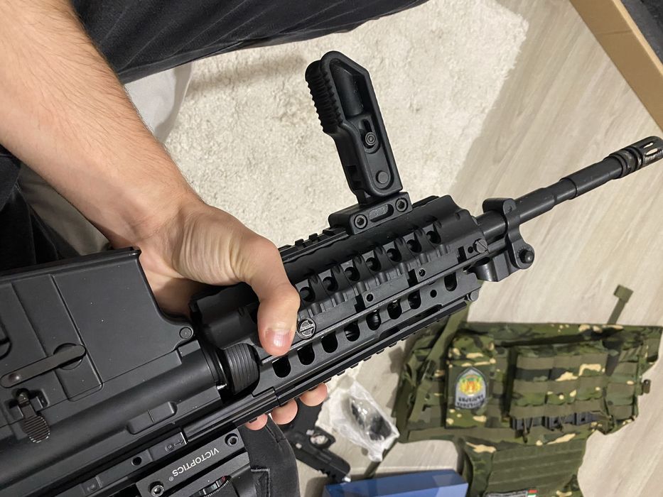 СПЕШНО! Продавам пълна екипировка за еърсофт ПОЧТИ НОВА