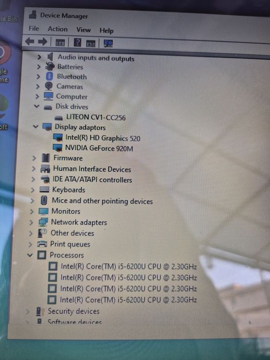 Laptop Acer i5 ssd  Nvidia 920