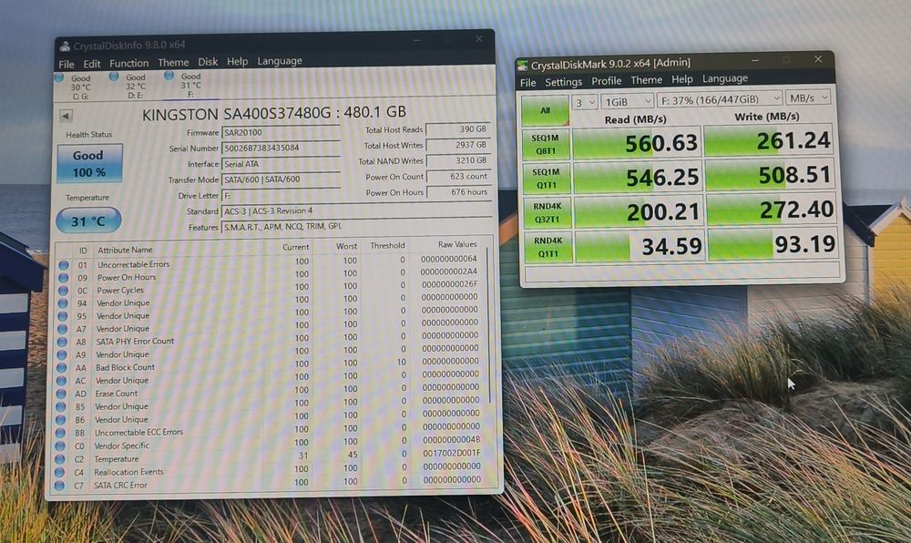 SSD Gigabyte/Kingston