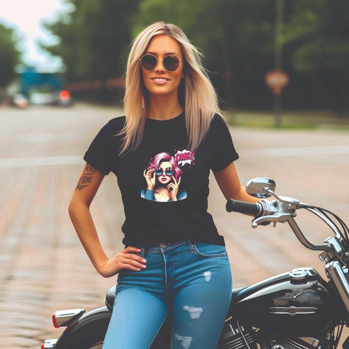 Дамски тениски с POP ART дизайн