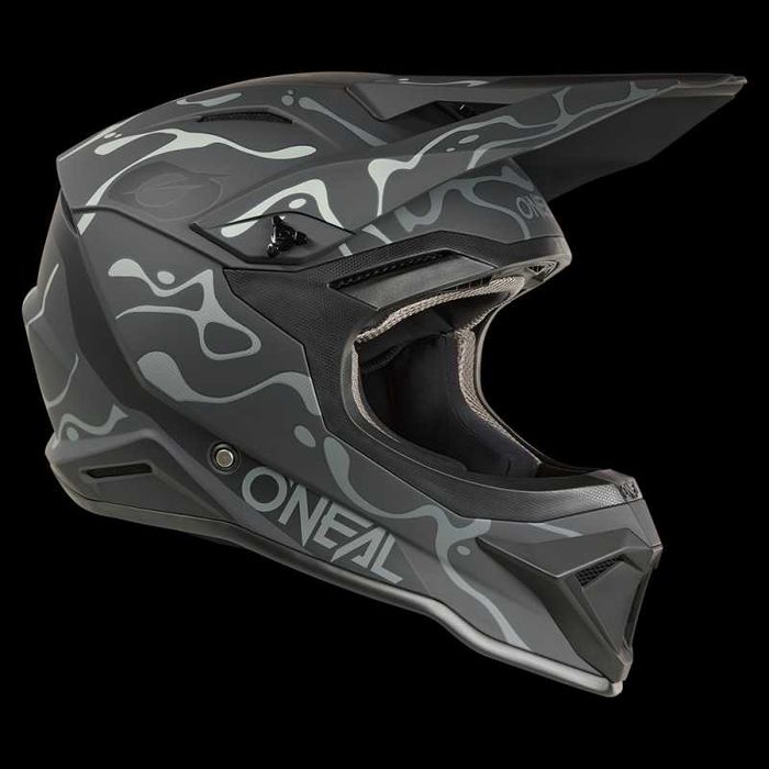 Мото Крос Каска O'NEAL 1Series Splash BLACK/GRAY V.26
