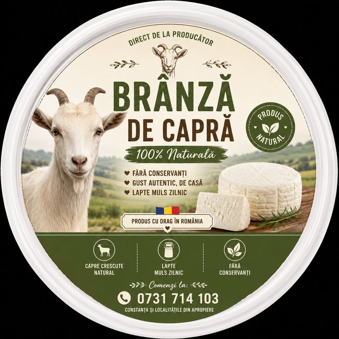 Branza de capra naturala