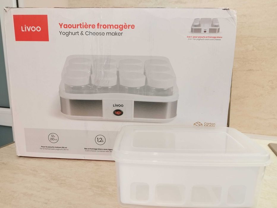 Livoo - Машина за кисело мляко и сирене DOP156