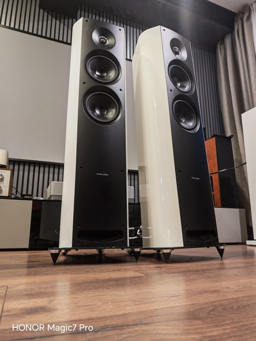 Boxe podea Sonus Faber venere 2.5 albe, impecabile