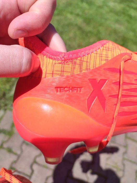 Adidas Techfit X football boots/ghete adidasi pentru iarbă noi