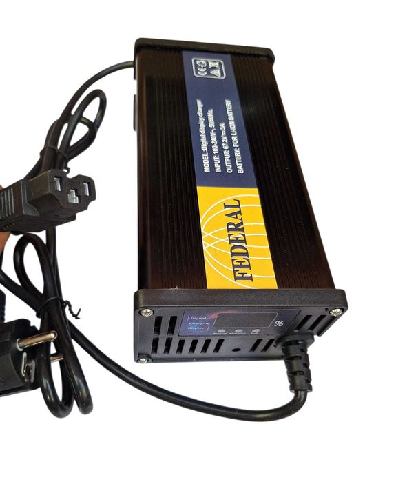 Încărcător Rapid CityCoco 60V 5A – Ventilator, Cutie Metalică, Afișaj