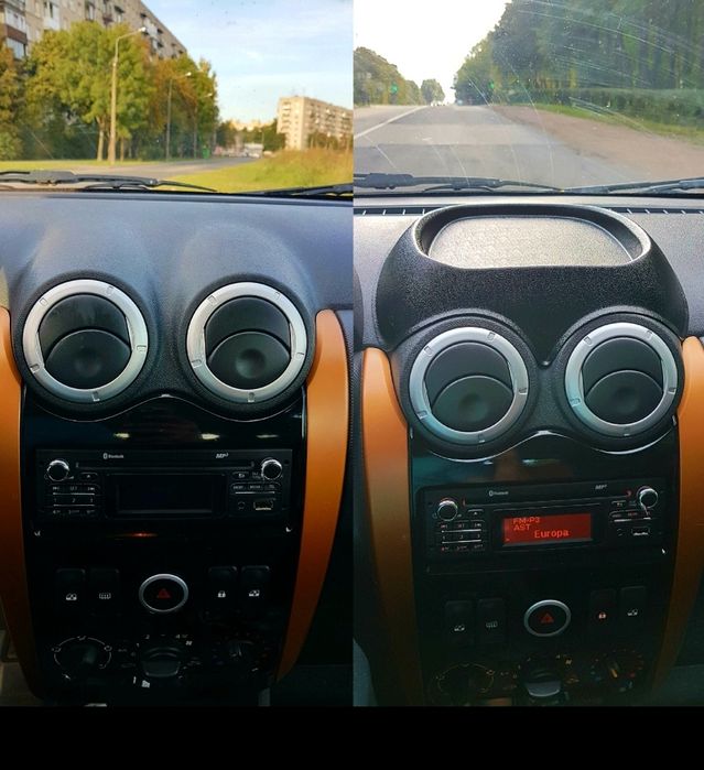 Накладка полка  на панель приборов для Ларгус