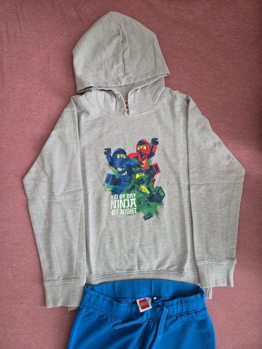 Costum trening Lego Ninjago,din bumbac, stare excelentă - mărimea 140